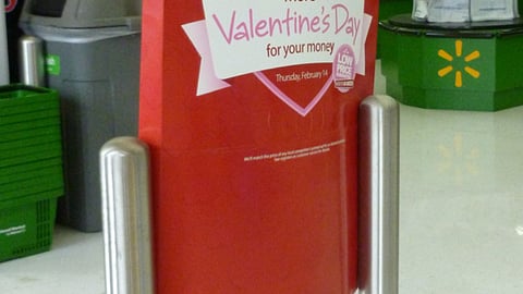 Walmart 'More Valentine's Day for Your Money' Security Wrap