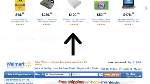Walmart Home-Page Redesign