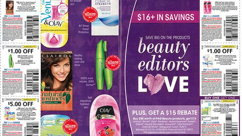 P&G 'Beauty Editors Love' FSI