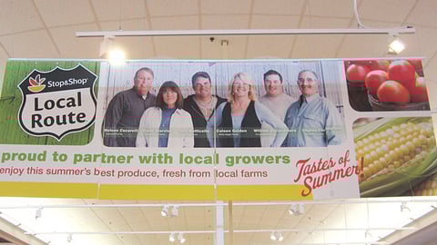 Stop & Shop 'Local Route' Ceiling Banner