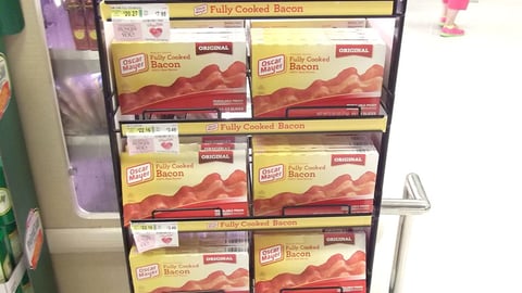 Oscar Meyer Bacon 'Smile' Floorstand