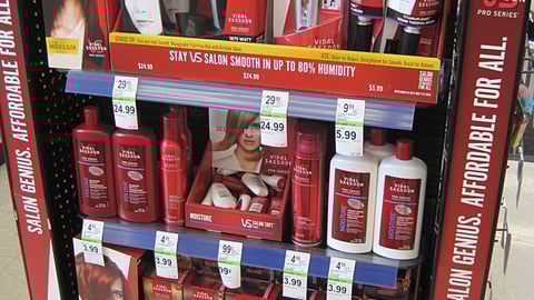 Vidal Sassoon Pro Series Endcap