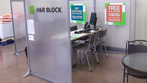 Walmart H&R Block Tax Kiosk