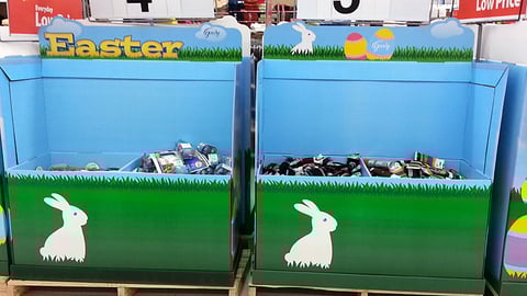 Goody Walmart Easter Dump Bins