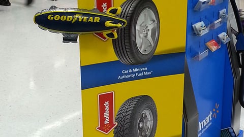 Walmart Goodyear Standee