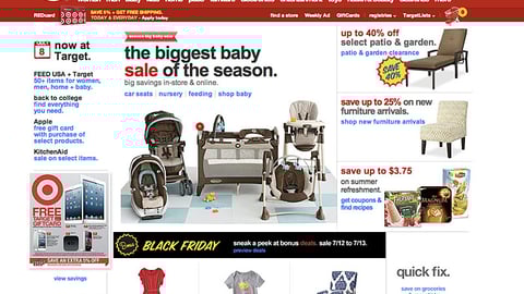 Target 'Bonus Black Friday' Banner Ads