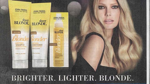 John Frieda Sheer Blonde Walmart FSI
