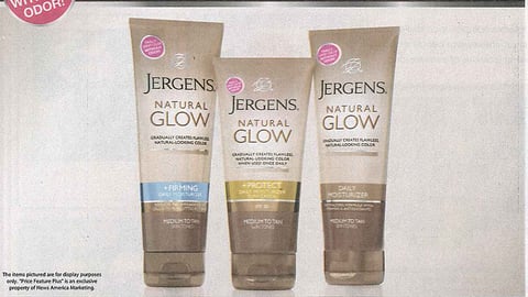 Jergens Natural Glow Walmart 'Summer-Ready' FSI