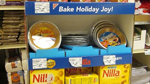 Nabisco 'Bake Holiday Joy' Shipper
