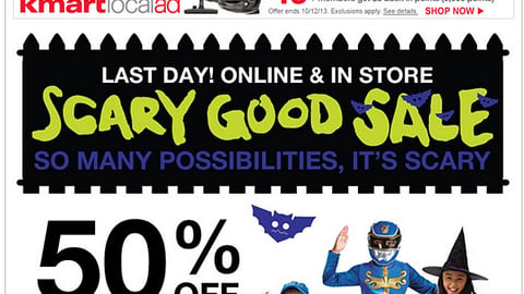 Kmart 'So Many Possibilities' Email