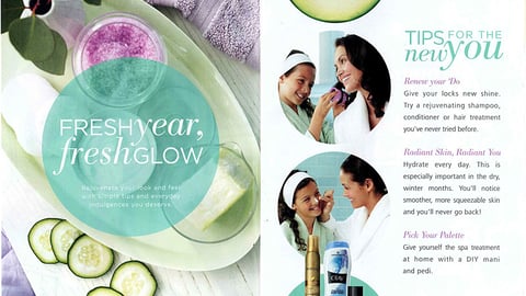 P&G 'Fresh Year, Fresh Glow' FSI