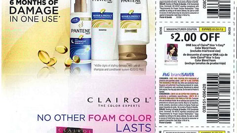 Pantene Clairol FSIs