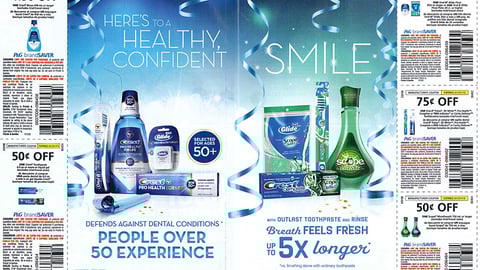 P&G 'Healthy, Confident Smile' FSI