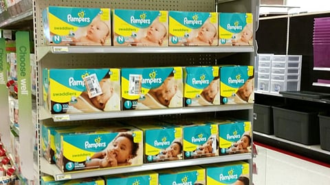 Target Pampers 'Made to Matter' Endcap