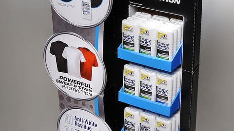 Right Guard Launch Floorstand