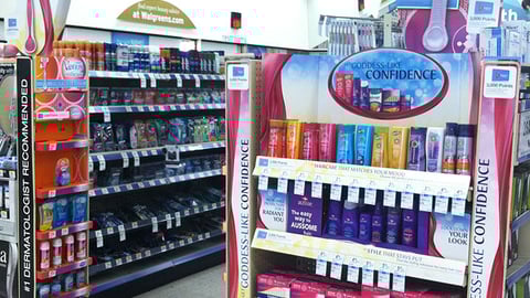 Gillette Venus & Goddess Walgreens Displays