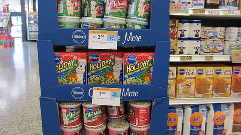 Pillsbury 'Celebrate More' Holiday Shipper