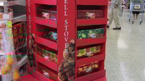 Russell Stover Holiday Candy Shipper