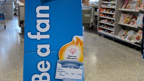 P&G Publix 'Special Olympics' Standee