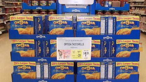 Ortega ShopRite 'Kick Off Your Party' Pallet