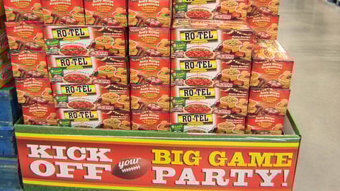 Ro-Tel Sam's Club 'Game Day Central' Pallet