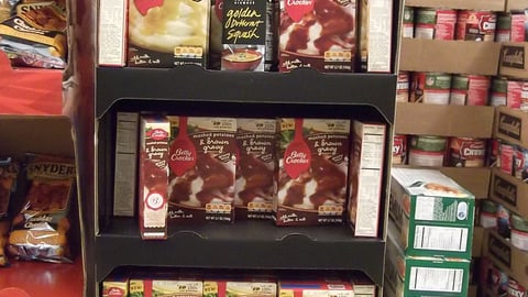 Betty Crocker Mashed Potatoes & Gravy Floorstand