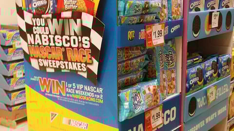 Nabisco NASCAR Race Sweeps Shipper