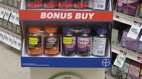 One-A-Day VitaCraves Shipper