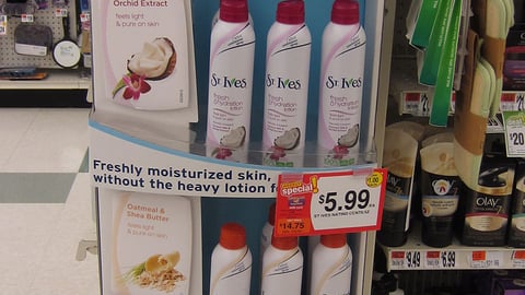 St. Ives 'Heavy Out of Lotion' Floorstand