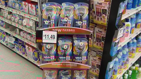 Gillette Fusion ProGlide Flexball Floorstand