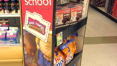 General Mills 'Box Tops' Floorstand
