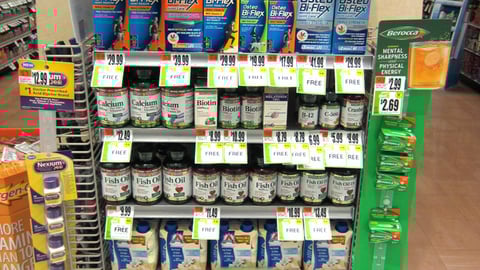NBTY 'School of Good Health' Endcap