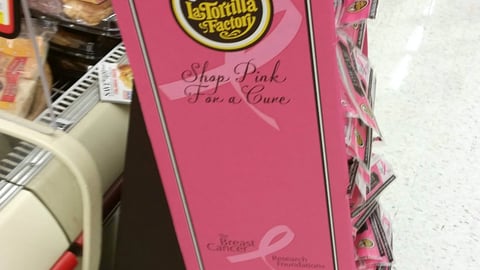 La Tortilla Factory 'Shop Pink' Floorstand