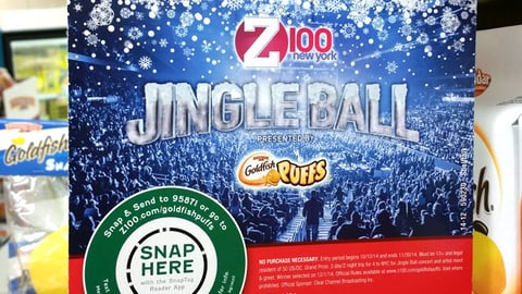 Goldfish Puffs 'Jingle Ball' Sweeps Violator