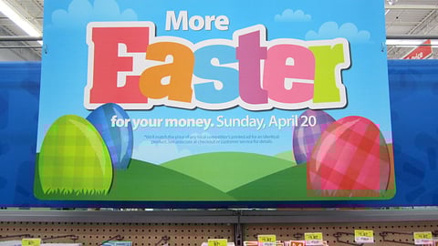 Walmart 'More Easter' In-Line Header