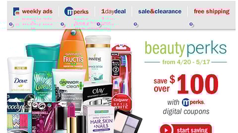 Meijer 'Beauty Perks' Email