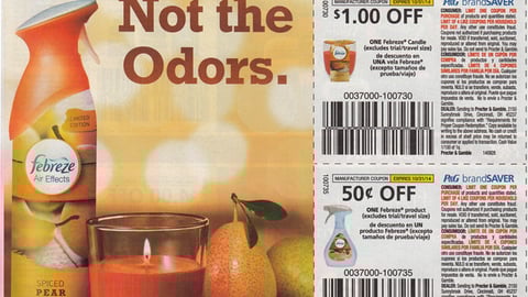 Febreze 'Smell the Season' FSI