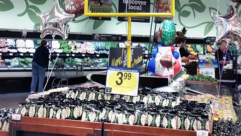 Wonderful Pistachios Football Display