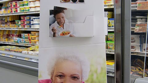 Publix 'Resolution-Friendly Foods' Standee