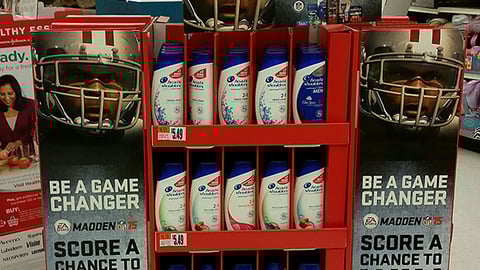 P&G 'Madden NFL 15' Pallet Display