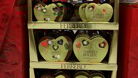 Ferrero Rocher Valentine's Day Floorstand