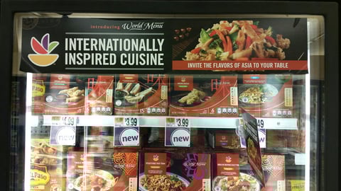 Stop & Shop World Menu Freezer Cling