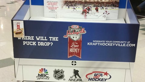 Kraft 'Hockeyville' Pallet Display