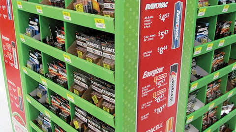 Multibrand Holiday Batteries Pallet