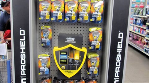 Gillette Fusion ProShield Endcap