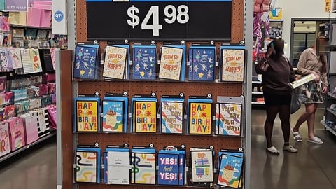 hallmark endcap