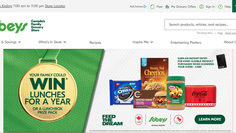 Sobeys 'Feed the Dream' Carousel Ad