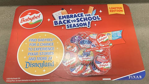 Babybel 'Embrace Back to School Season' Floor Cling