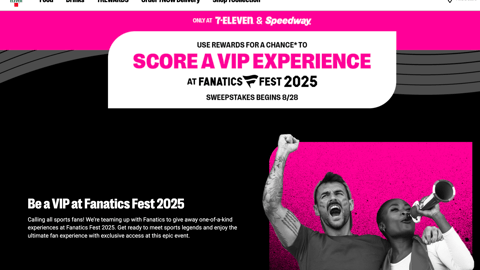 7-Eleven Fanatics Fest Web Page