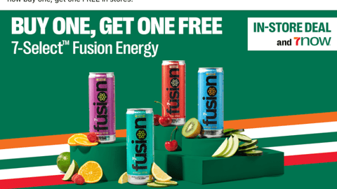 7-Eleven 7-Select Fusion Energy 'More Passion' Facebook Update